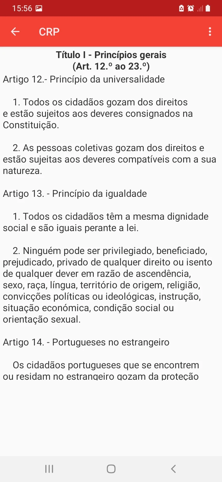 Constituição de Portugal 2026 screenshot
