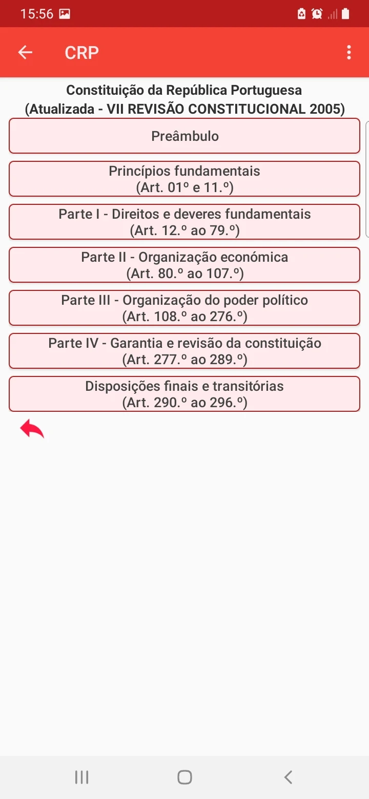 Constituição de Portugal 2026 screenshot